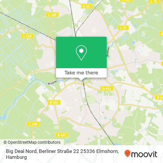 Big Deal Nord, Berliner Straße 22 25336 Elmshorn map