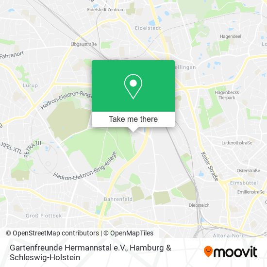 Gartenfreunde Hermannstal e.V. map