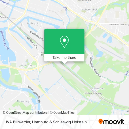 Карта JVA Billwerder
