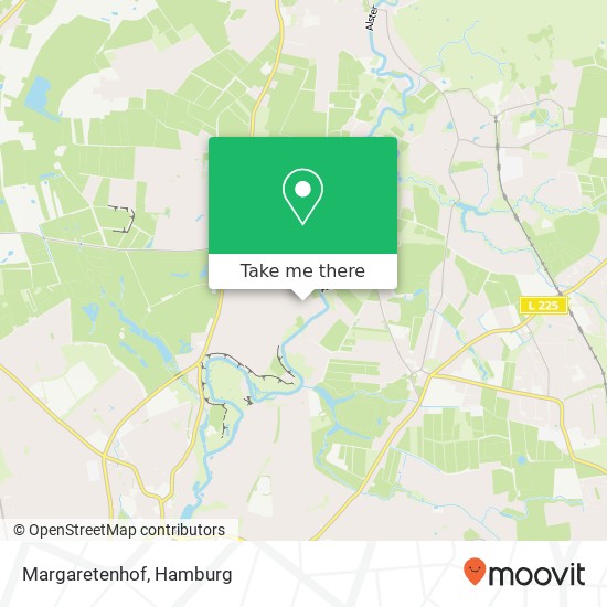 Margaretenhof map
