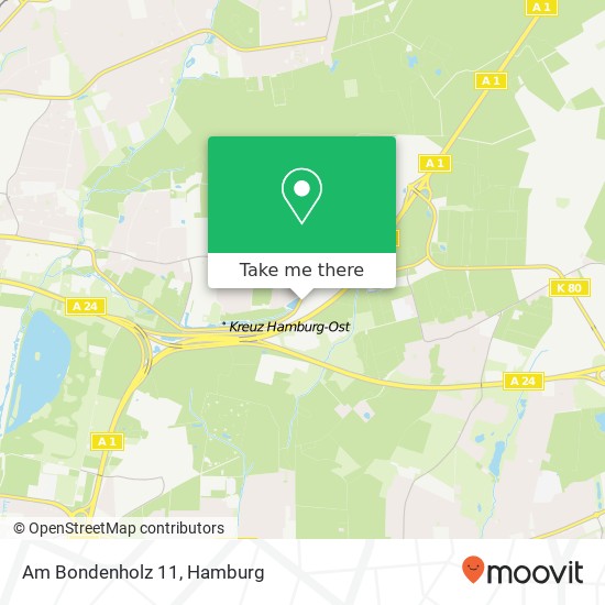 Am Bondenholz 11 map
