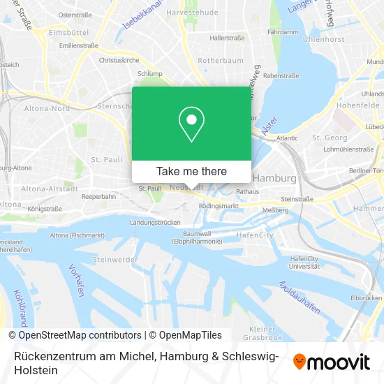 Карта Rückenzentrum am Michel