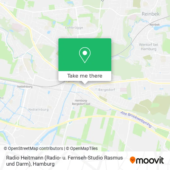 Карта Radio Heitmann (Radio- u. Fernseh-Studio Rasmus und Darm)