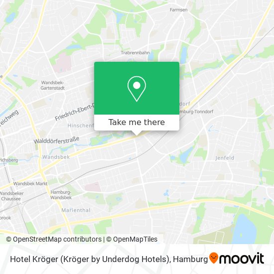 Карта Hotel Kröger (Kröger by Underdog Hotels)