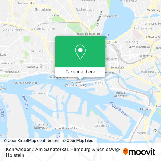 Карта Kehrwieder / Am Sandtorkai