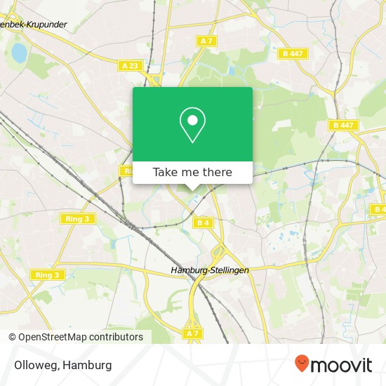 Olloweg map