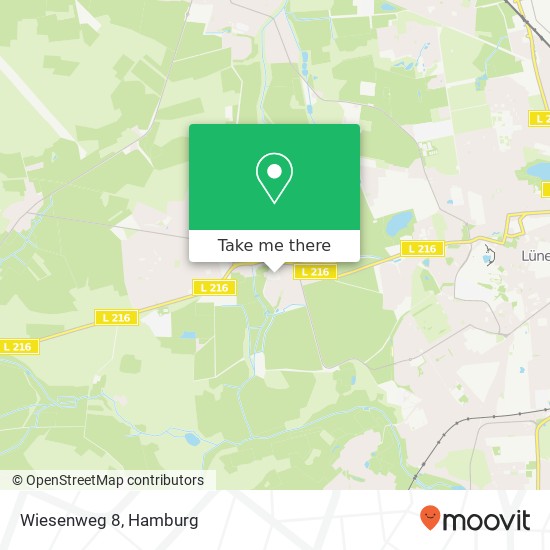 Wiesenweg 8 map