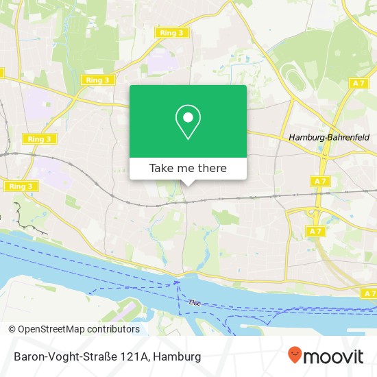Карта Baron-Voght-Straße 121A