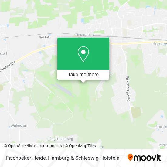 Карта Fischbeker Heide
