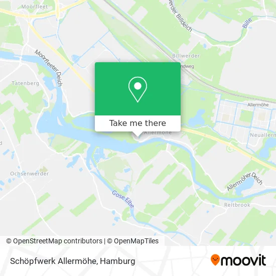 Карта Schöpfwerk Allermöhe