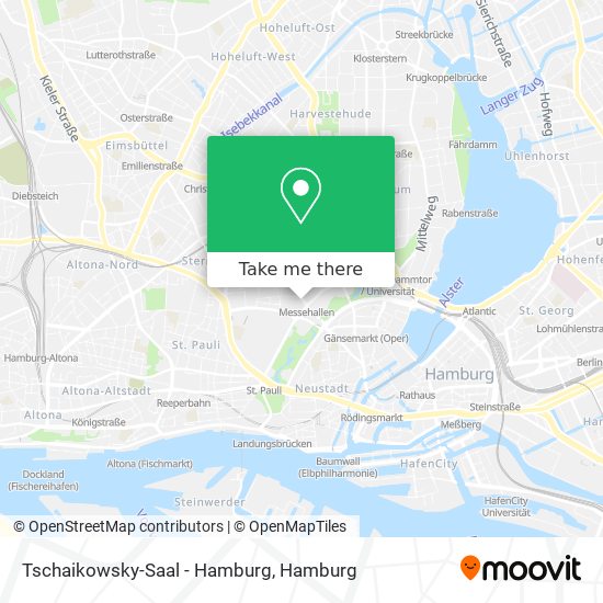 Tschaikowsky-Saal - Hamburg map