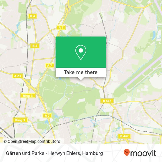 Gärten und Parks - Herwyn Ehlers map