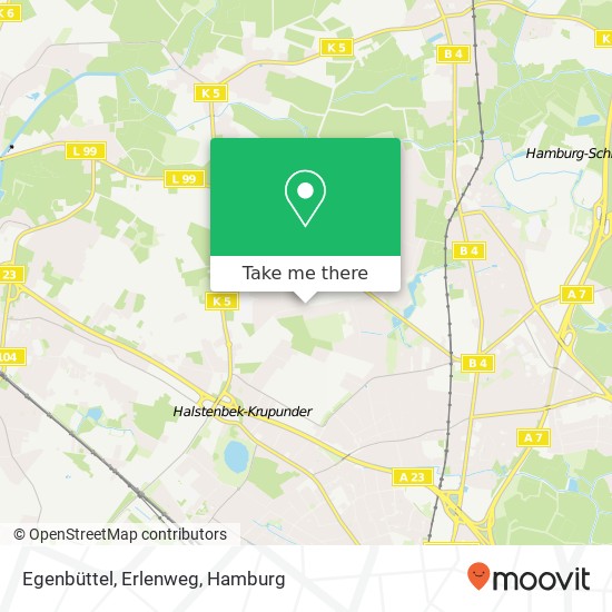 Карта Egenbüttel, Erlenweg