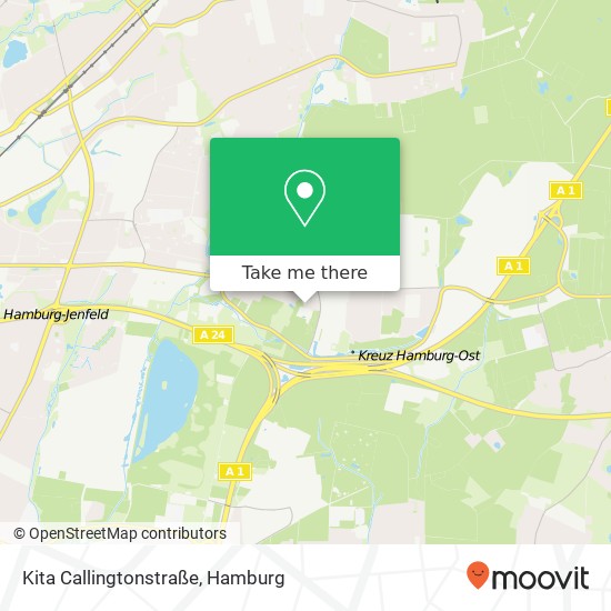 Kita Callingtonstraße map