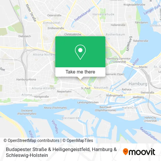 Карта Budapester Straße & Heiligengeistfeld