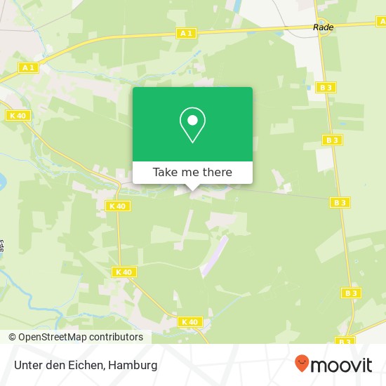 Unter den Eichen map