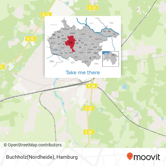 Buchholz(Nordheide) map