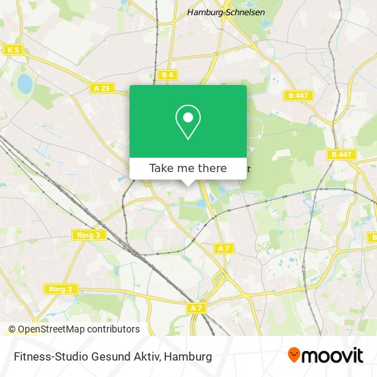 Fitness-Studio Gesund Aktiv map