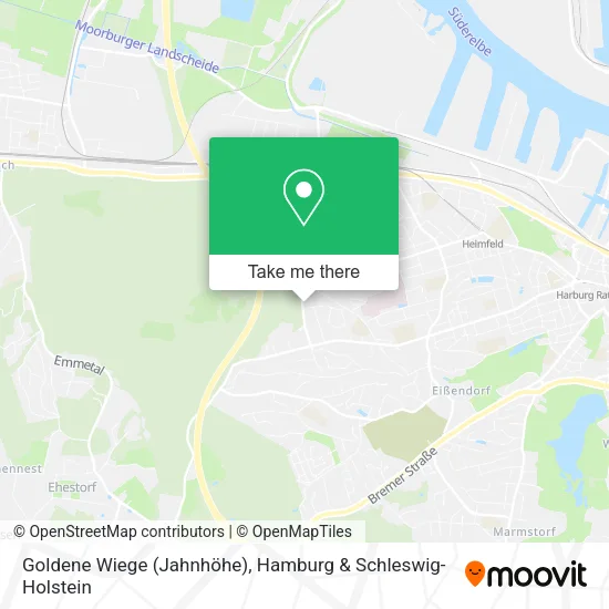 Карта Goldene Wiege (Jahnhöhe)