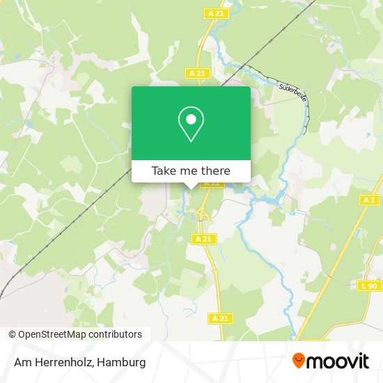 Am Herrenholz map