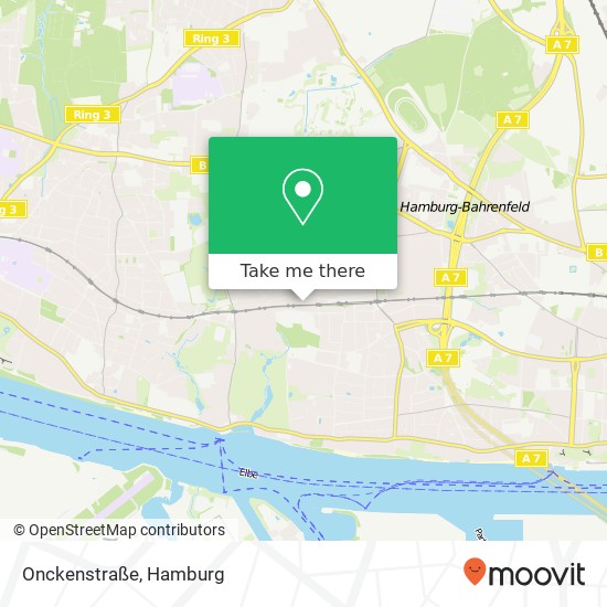 Карта Onckenstraße