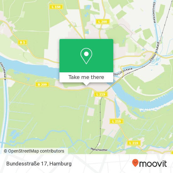 Bundesstraße 17 map