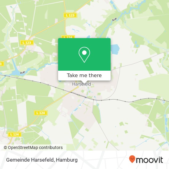 Gemeinde Harsefeld map