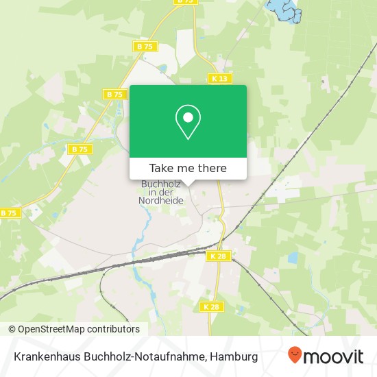 Krankenhaus Buchholz-Notaufnahme map