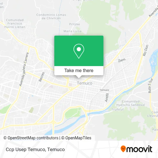 Ccp Usep Temuco map