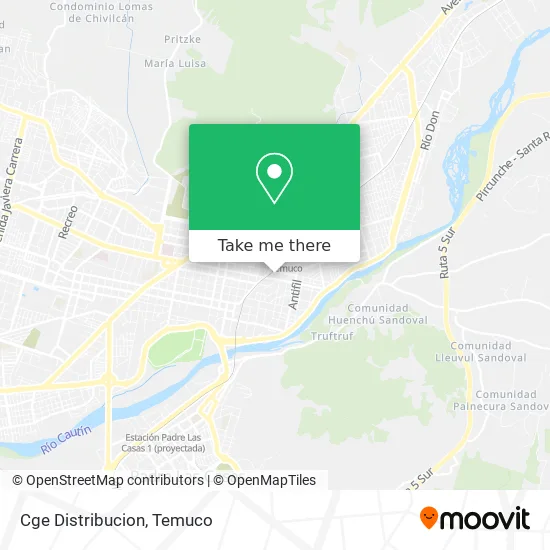 Cge Distribucion map