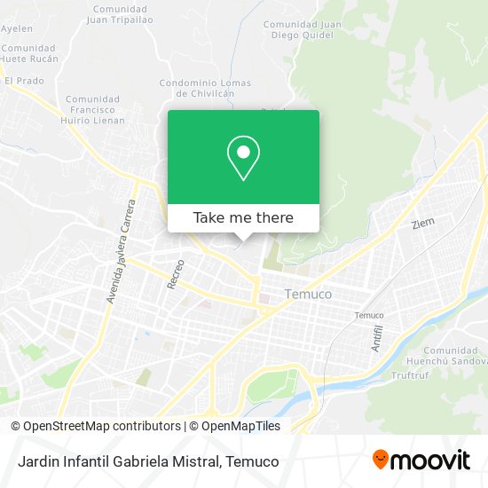 Jardin Infantil Gabriela Mistral map