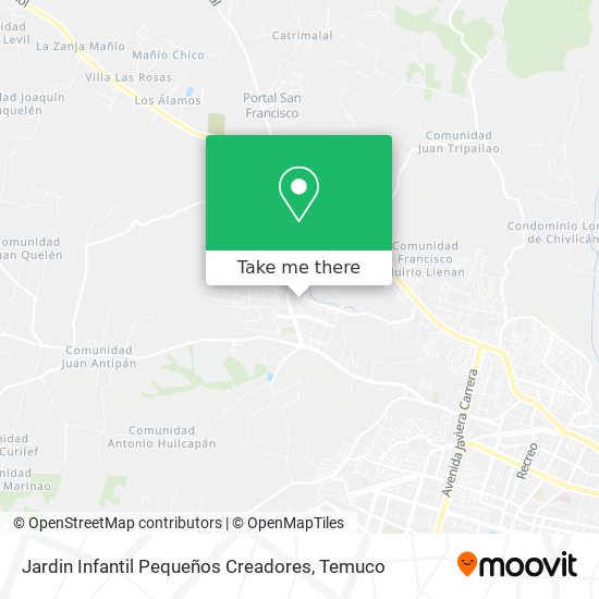 Jardin Infantil Pequeños Creadores map