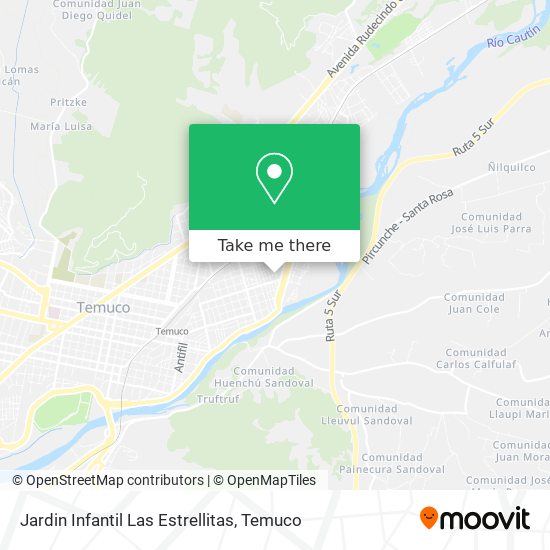 Mapa de Jardin Infantil Las Estrellitas