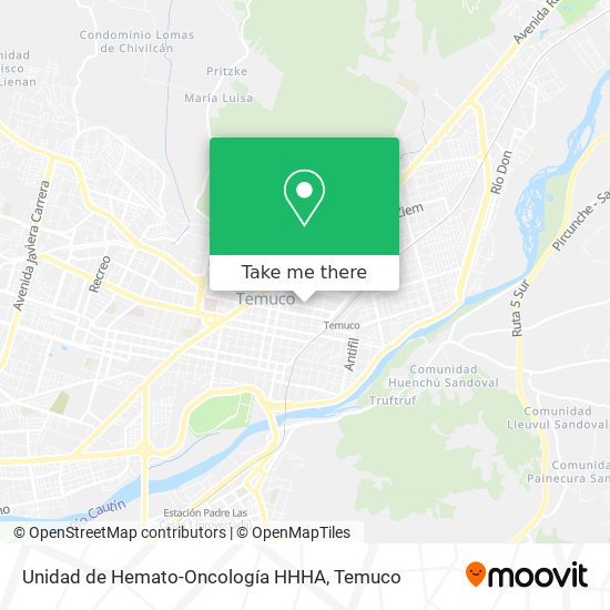 Mapa de Unidad de Hemato-Oncología HHHA