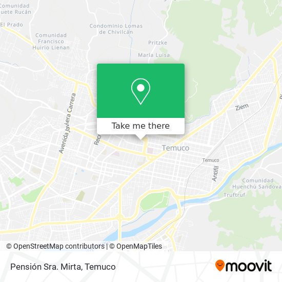 Mapa de Pensión Sra. Mirta