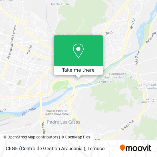 CEGE (Centro de Gestión Araucania ) map