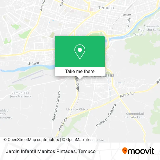 Jardin Infantil Manitos Pintadas map