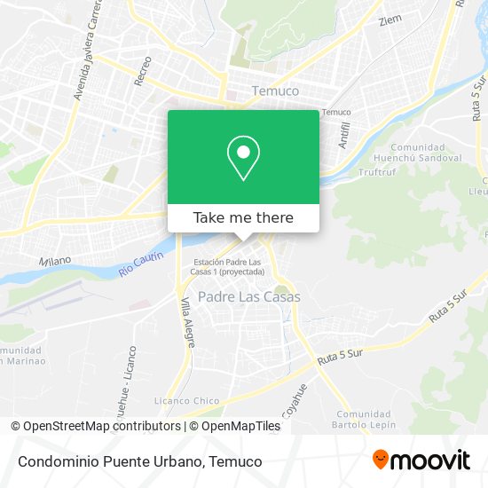 Mapa de Condominio Puente Urbano