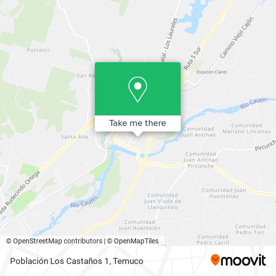 Mapa de Población Los Castaños 1