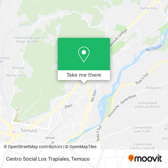 Centro Social Los Trapiales map