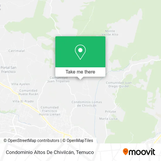 Condominio Altos De Chivilcán map