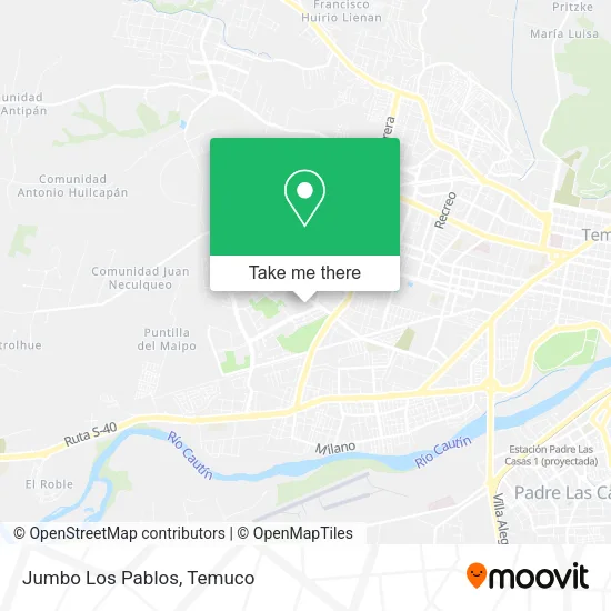 Jumbo Los Pablos map