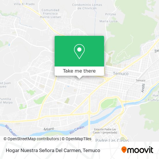 Hogar Nuestra Señora Del Carmen map