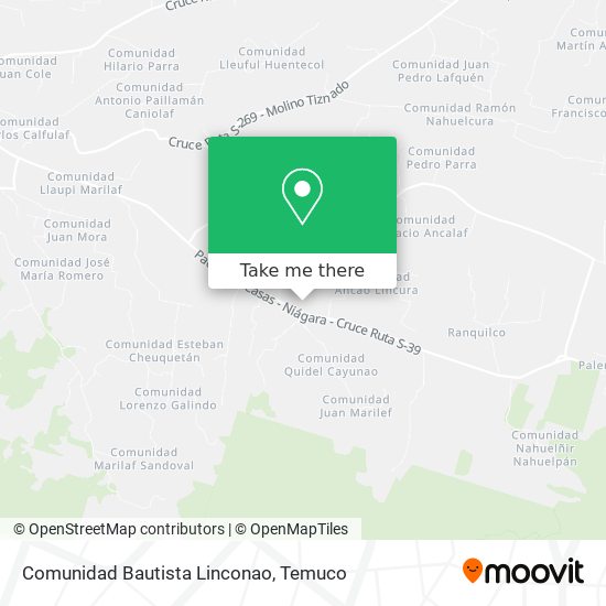 Comunidad Bautista Linconao map