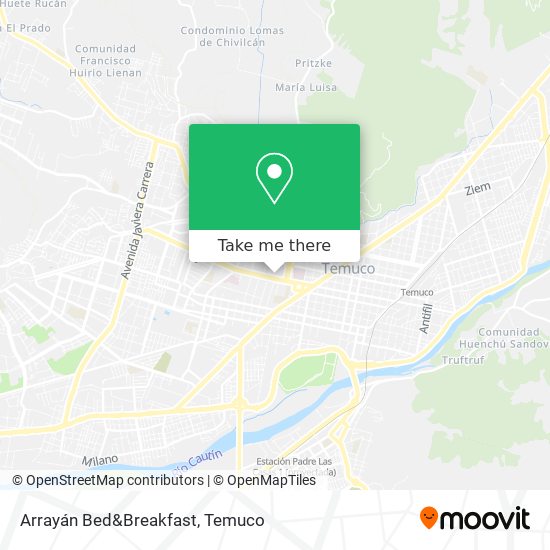 Arrayán Bed&Breakfast map
