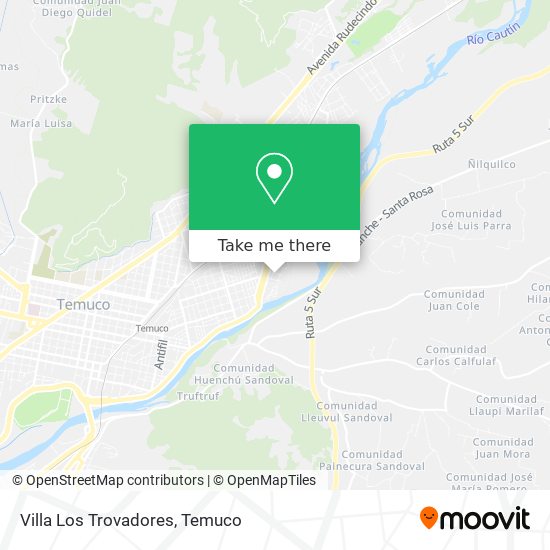 Mapa de Villa Los Trovadores