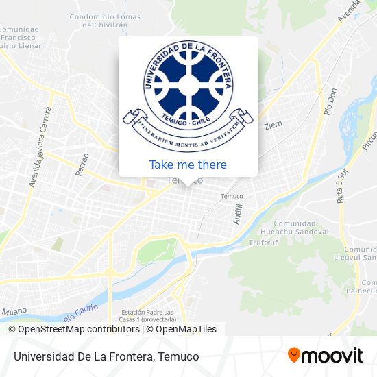 Universidad De La Frontera map