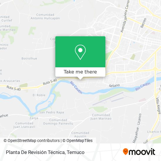 Mapa de Planta De Revisión Técnica