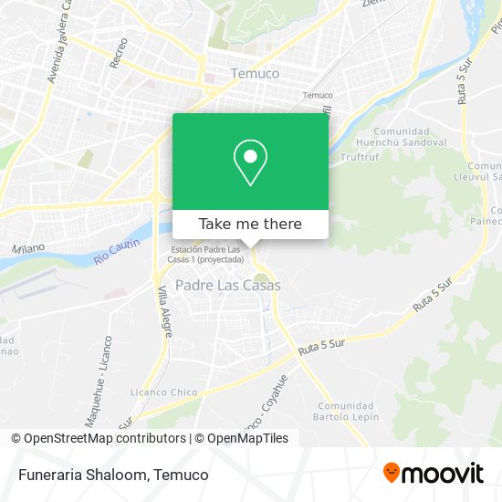 Mapa de Funeraria Shaloom