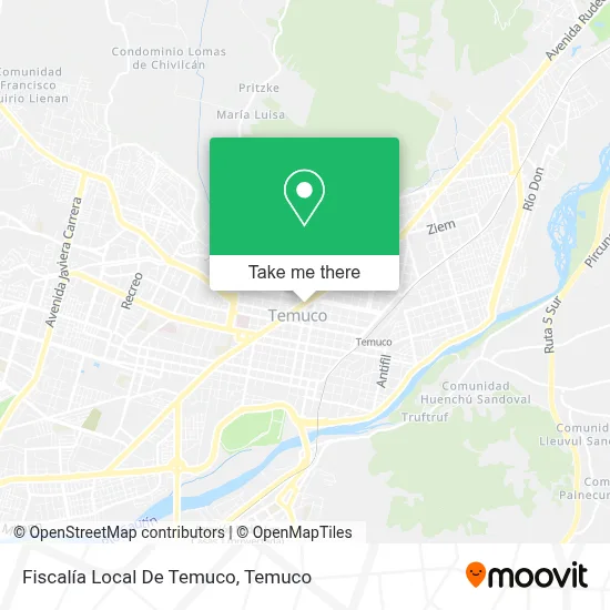 Fiscalía Local De Temuco map